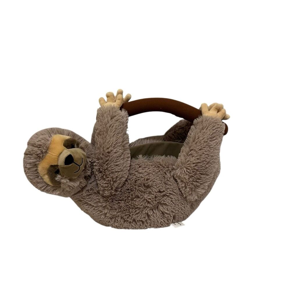 PTI Group Hanging Sloth Plush Basket Decor Halloween Easter Tan 13" 2020